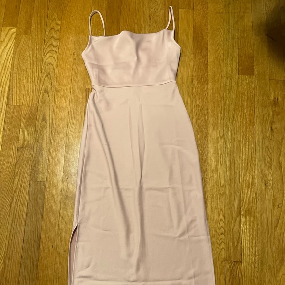 BHLDN Cali Satin Charmeuse Midi dress - Picture 5 of 5